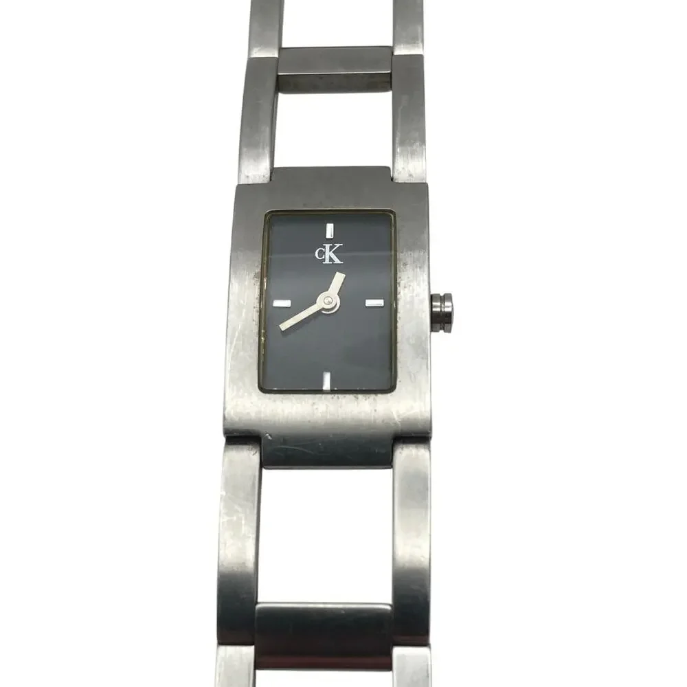 Calvin Klein CK Swiss Made Women's Watch 17mm - All Stainless - New Battery - WR